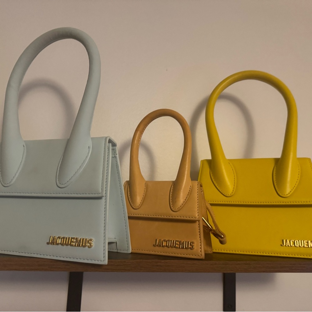 Stunning pastel blue Jacquemus Bag
